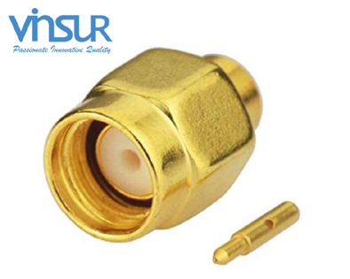 1151103D -- RF CONNECTOR - 50OHMS, SMA MALE, STRAIGHT, SOLDER TYPE, RG402 CABLE